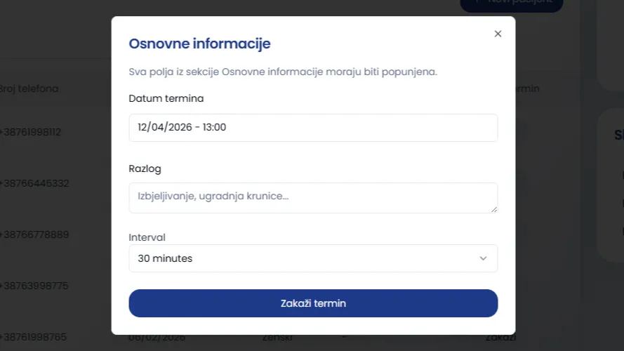 DentalOS feature